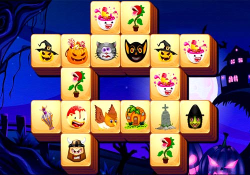 Тройной Маджонг Хэллоуин