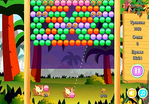 Бабл Шутер с Белками