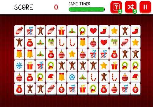 Зимний Маджонг Коннект