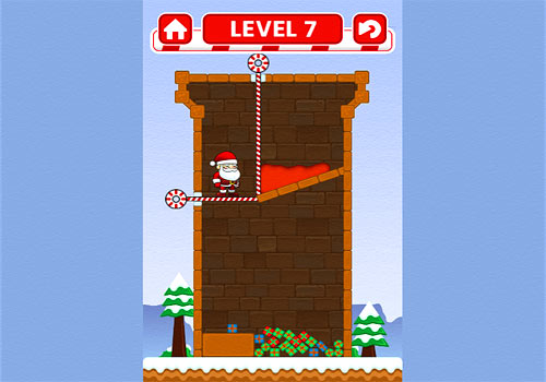 Булавка: Спасти подарки Деда Мороза