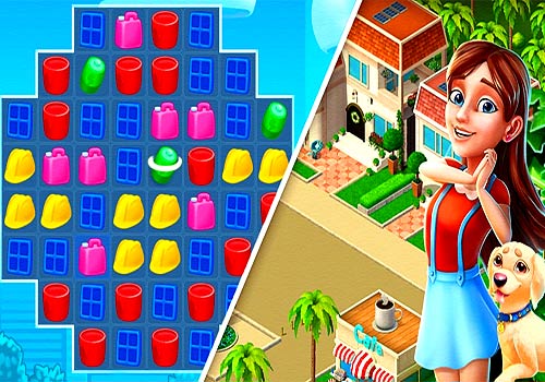 Стройка: Три в Ряд