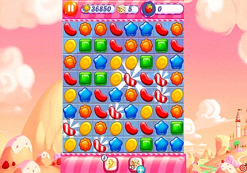 Конфетный РАЙ – Три в Ряд