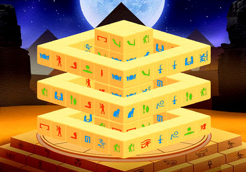 Маджонг 3Д: Тройной Египетский