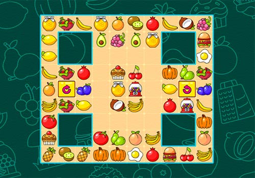 Маджонг Коннект – Еда