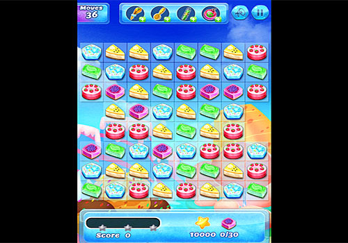 Торт: Три в Ряд