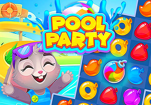 Три в Ряд: Бассейная Вечеринка