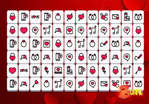 Маджонг День Святого Валентина