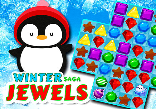 Три в Ряд – Драгоценности: Зима