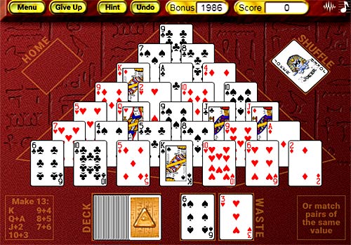 Пасьянс Пирамиды Египта