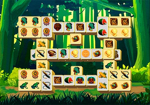 Маджонг Блоки Майя