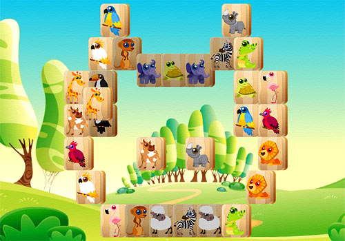 Маджонг Зверята