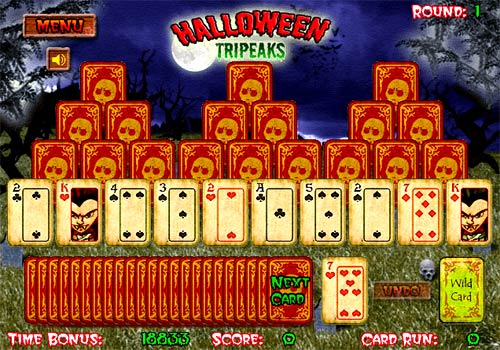 Пасьянс Три Башни – Хэллоуин