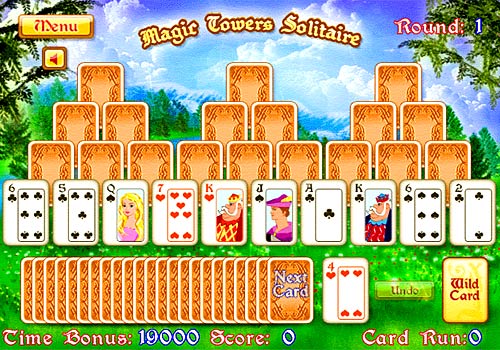 Пасьянс «Волшебные башни»