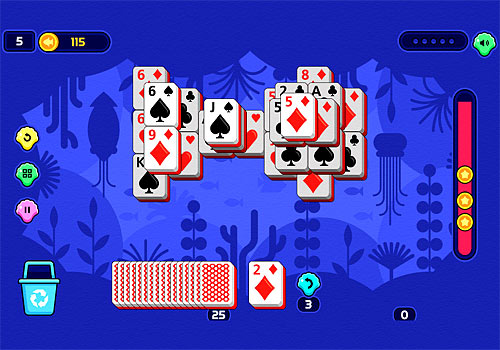 Пасьянс Пирамида с Осьминогом